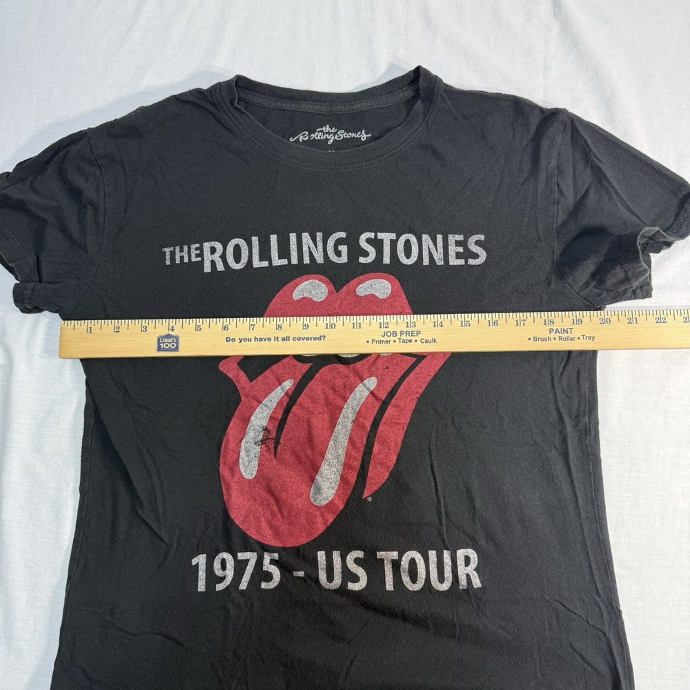 The‎ Rolling Stones 1975 US Tour Distressed Faded Shirt Women's Medium - Picture 4 of 6